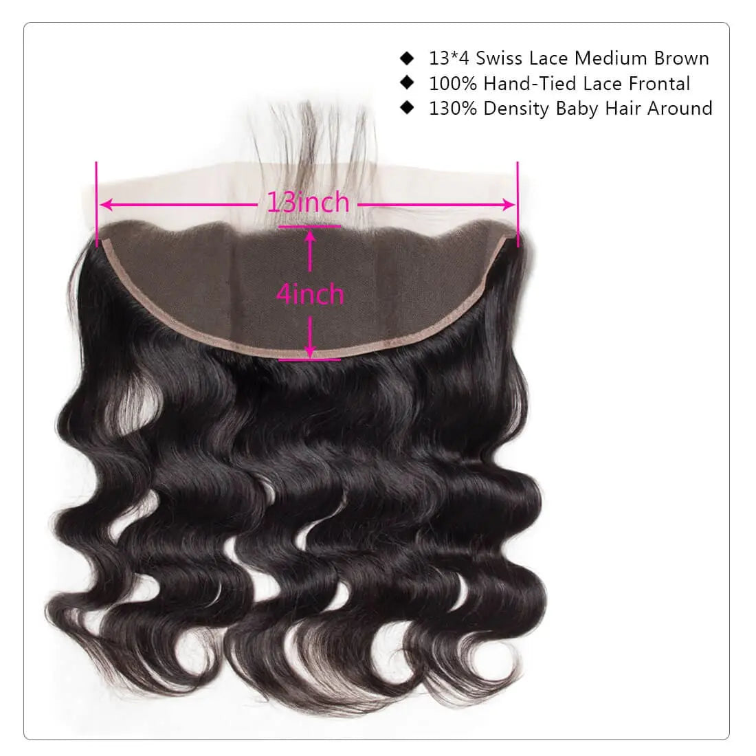 Malaysian Body wave frontal - TrueGlamsXtentions 